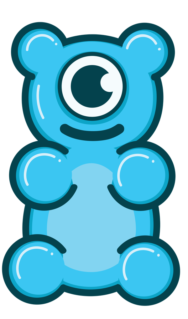 Blue Güber Bear